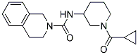 N-[1-(CYCLOPROPYLCARBONYL)PIPERIDIN-3-YL]-3,4-DIHYDROISOQUINOLINE-2(1H)-CARBOXAMIDE Struktur