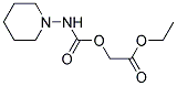 (PIPERIDIN-1-YLCARBAMOYLOXY)-ACETIC ACID ETHYL ESTER Struktur