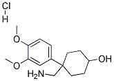 4-(AMINOMETHYL)-4-(3,4-DIMETHOXYPHENYL)CYCLOHEXANOL HYDROCHLORIDE Struktur