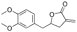 5-(3,4-DIMETHOXY-BENZYL)-3-METHYLENE-DIHYDRO-FURAN-2-ONE Struktur