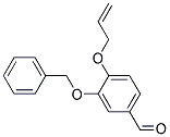 4-ALLYLOXY-3-BENZYLOXY-BENZALDEHYDE Struktur