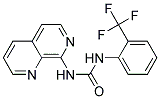 N-(1,7-NAPHTHYRIDIN-8-YL)-N'-[2-(TRIFLUOROMETHYL)PHENYL]UREA Struktur