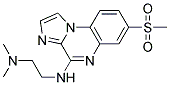 N,N-DIMETHYL-N'-[7-(METHYLSULFONYL)IMIDAZO[1,2-A]QUINOXALIN-4-YL]ETHANE-1,2-DIAMINE Struktur