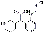 3-(2-METHOXYCARBOXYBENZYL) PIPERIDINE HCL Struktur