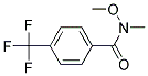 N-METHOXY-N-METHYL-4-(TRIFLUOROMETHYL)BENZENECARBOXAMIDE Struktur
