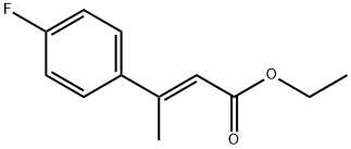 (E)-3-(4-FLUORO-PHENYL)-BUT-2-ENOIC ACID ETHYL ESTER Struktur