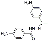 4-AMINO-BENZOIC ACID [1-(4-AMINO-PHENYL)-ETHYLIDENE]-HYDRAZIDE Struktur