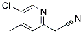 (5-CHLORO-4-METHYL-PYRIDIN-2-YL)-ACETONITRILE Struktur