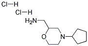 C-(4-CYCLOPENTYL-MORPHOLIN-2-YL)-METHYLAMINE DIHYDROCHLORIDE Struktur