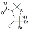 (S)-6,6-DIBROMO-3,3-DIMETHYL-7-OXO-4-THIA-1-AZA-BICYCLO[3.2.0]HEPTANE-2-CARBOXYLIC ACID ANION Struktur