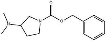 (R)-1-CBZ-3-(DIMETHYLAMINO) PYRROLIDINE Struktur