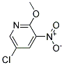 5-CHLORO-2-METHOXY-3-NITRO-PYRIDINE Struktur