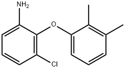 3-CHLORO-2-(2,3-DIMETHYLPHENOXY)ANILINE Struktur