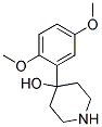 4-(2,5-DIMETHOXY-PHENYL)-PIPERIDIN-4-OL Struktur