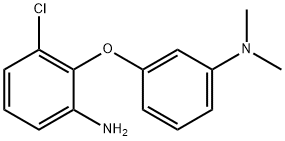 N-[3-(2-AMINO-6-CHLOROPHENOXY)PHENYL]-N,N-DIMETHYLAMINE Struktur