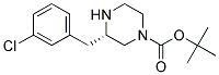 (S)-3-(3-CHLORO-BENZYL)-PIPERAZINE-1-CARBOXYLIC ACID TERT-BUTYL ESTER Struktur