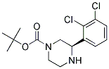 (R)-3-(2,3-DICHLORO-PHENYL)-PIPERAZINE-1-CARBOXYLIC ACID TERT-BUTYL ESTER Struktur