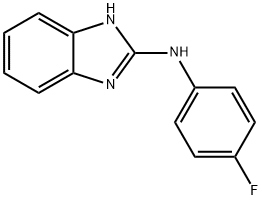 N-(4-FLUOROPHENYL)-1H-BENZIMIDAZOL-2-AMINE Struktur