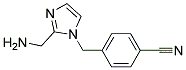 4-(2-AMINOMETHYL-IMIDAZOL-1-YLMETHYL)-BENZONITRILE Struktur