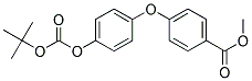 4-(4-TERT-BUTOXYCARBONYLOXY-PHENOXY)-BENZOIC ACID METHYL ESTER Struktur