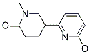 6-METHOXY-1'-METHYL-2',3',4',5'-TETRAHYDRO-1'H-[2,3']BIPYRIDINYL-6'-ONE Struktur