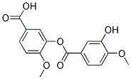 3-Hydroxy-4-methoxybenzoic acid (isovanillic acid) Struktur