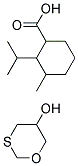 5-Hydroxy-1,3-Oxathiane-2-Menthylcarboxylate Struktur