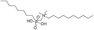 Didecyl dimethyl ammonium hydrogen phosphate Struktur