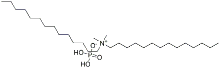 Ditetradecyl dimethyl ammonium dihydrogen phosphate Struktur