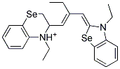 3,3'-Diethyl-9-Ethylselenacarbocyanine Struktur