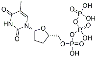 Deoxythymidine-5'-Triphosphate Struktur