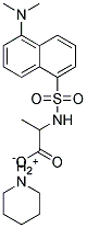 Dansyl-Dl-AlaninePiperidiniumSalt Struktur