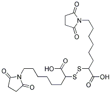 Dithiobis(SuccinimidylOctanoate) Struktur