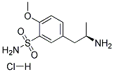 5-((2R)-2-Aminopropyl)-2-Methoxy Benzenesulfonamide Hcl Struktur