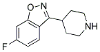 6-Fluoro-3-(4-Piperidinyl)-1,2-Benzisoxazol Struktur