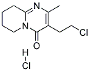 3-(2-Chloro Ethyl)-6,7,8,9-Tetrahydro-2-Methyl-4H-Pyrido(1,2-A)Pyrimidin-4-One Hcl Struktur