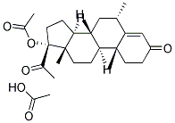 5a-Medroxyprogesterone Acetate Struktur