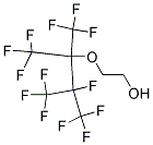 Ethylene glycol mono[perfluoro(1,1,2-trimethyl)propyl] ether Struktur