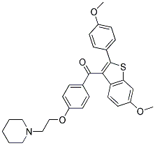 RALOXIFENE BISMETHYL ETHER Struktur