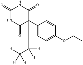 5-(4-ETHOXYPHENYL)-5-(ETHYL-D5)BARBITURIC ACID Struktur