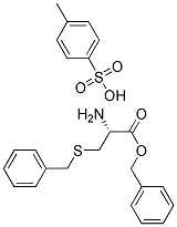 S-BENZYL-L-CYSTEINE BENZYL ESTER TOSYLATE Struktur