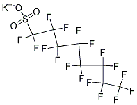 PERFLUOROOCTANESULPHONIC ACID, POTASSIUM Struktur