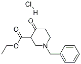 N-BENZYL-3-CARBOETHOXY-4-PIPERIDONE HYDROCHLORIDE Struktur