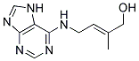 N6-(4-HYDROXY-3-METHYLBUT-2-ENYL)ADENIN Struktur