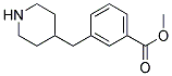 METHYL 3-((PIPERIDIN-4-YL)METHYL)BENZOATE Struktur