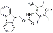 METHYL [5-AMINO-4-(FMOC-AMINO)-2,3-DIFLUOROPHENYL] Struktur