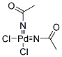 DICHLOROBIS-(ACETONITRILO)-PALLADIUM Struktur