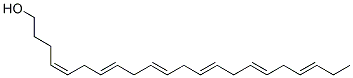 CIS-4,7,10,13,16,19-DOCOSAHEXAENOL Struktur