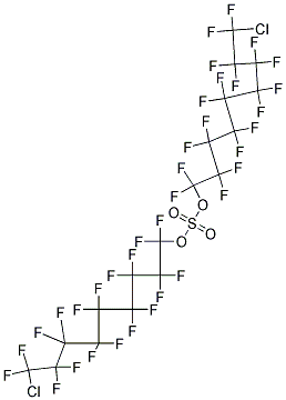 BIS(9-CHLOROPERFLUORONONYL)SULPHATE Struktur