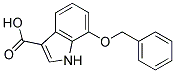 7-BENZYLOXYINDOLE-3-CARBOXYLIC ACID Struktur